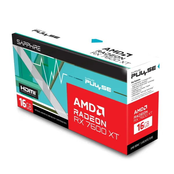 Видеокарта Radeon RX 7600 XT 16GB, GDDR6 SAPPHIRE (11339-04-20G) - Фото 8