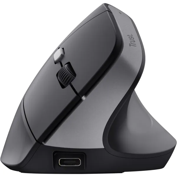 Мышь WL/USB-A Bayo 2 Ergonomic чёрная Trust (25145_TRUST) - Фото 5