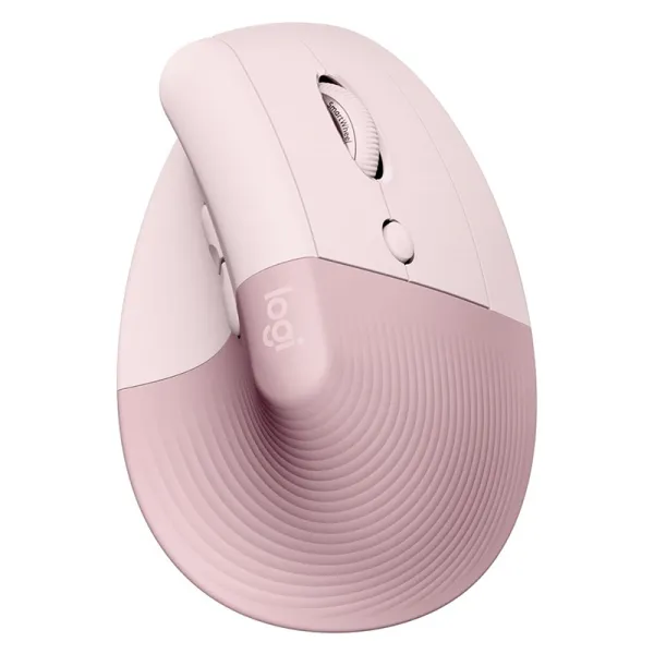 Миша бездротова WL/BT Lift Vertical Ergonomic, рожева Logitech (910-006478)