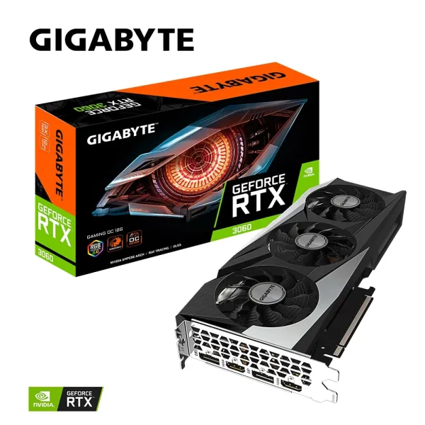 Видеокарта GeForce RTX 3060 12GB, GDDR6 GIGABYTE (GV-N3060GAMING-12GD) - Фото 4