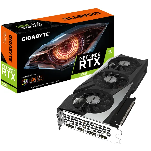 Видеокарта GeForce RTX 3060 12GB, GDDR6 GIGABYTE (GV-N3060GAMING-12GD) - Фото 8