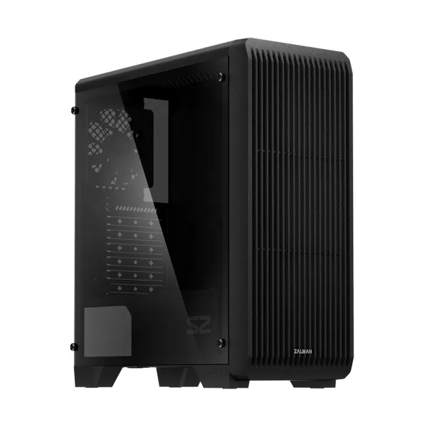 Корпус S2 TG без БЖ, ATX, чорний Zalman (S2TG) - Фото 2
