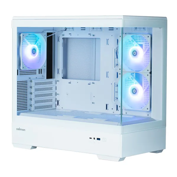 Корпус P30 без БП, mATX, белый Zalman (P30WHITE) - Фото 2