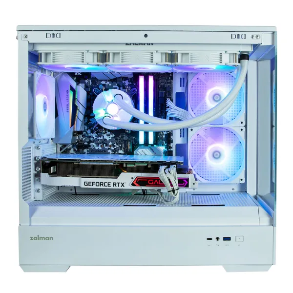 Корпус P30 без БП, mATX, белый Zalman (P30WHITE) - Фото 3