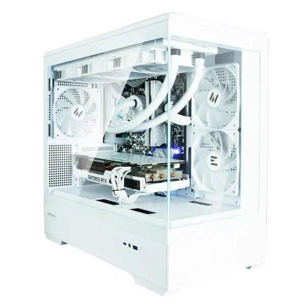 Корпус P30 без БП, mATX, белый Zalman (P30WHITE) - Фото 4
