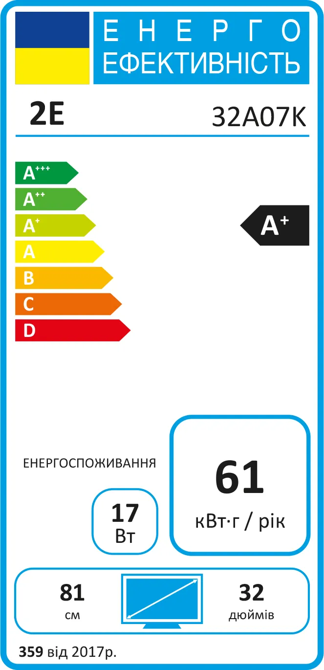 Телевізор 32" 2E LED FHD 60Hz Smart Android Black 2E (2E-32A07K) - Фото 7
