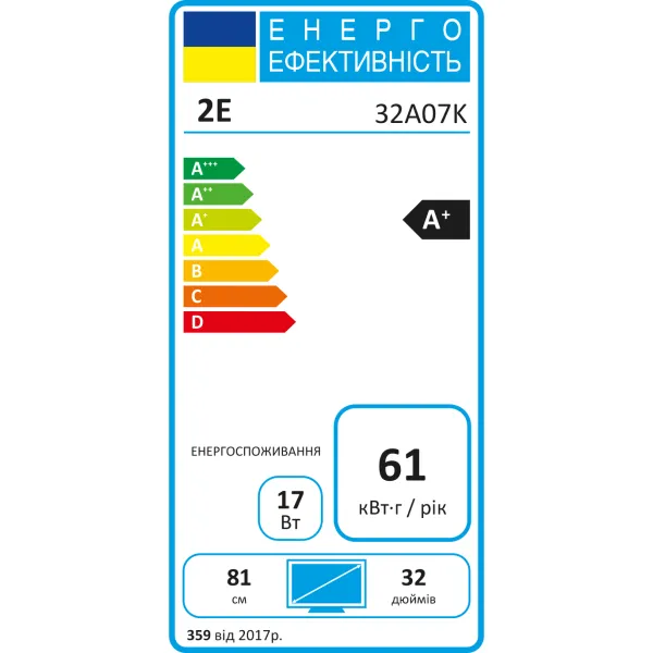 Телевізор 32" 2E LED FHD 60Hz Smart Android 2E (2E-32A07K) - Фото 7