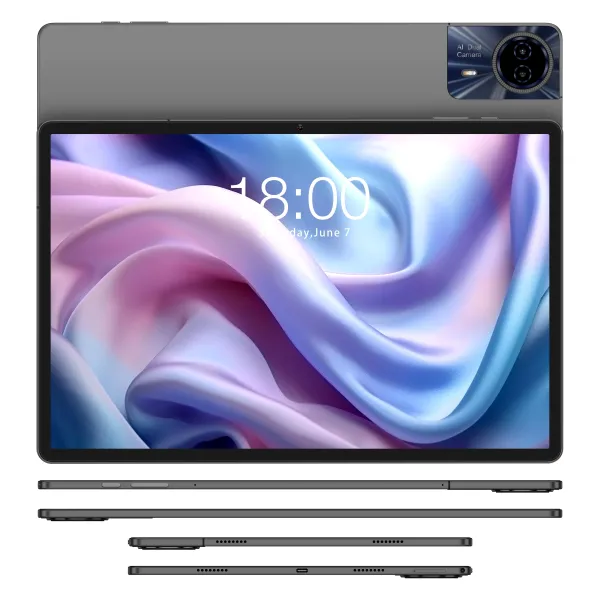 Планшет T65 Max 13" 8ГБ, 256ГБ, LTE, 10000мА•год, Android, сірий Teclast (6940709686126) - Фото 9