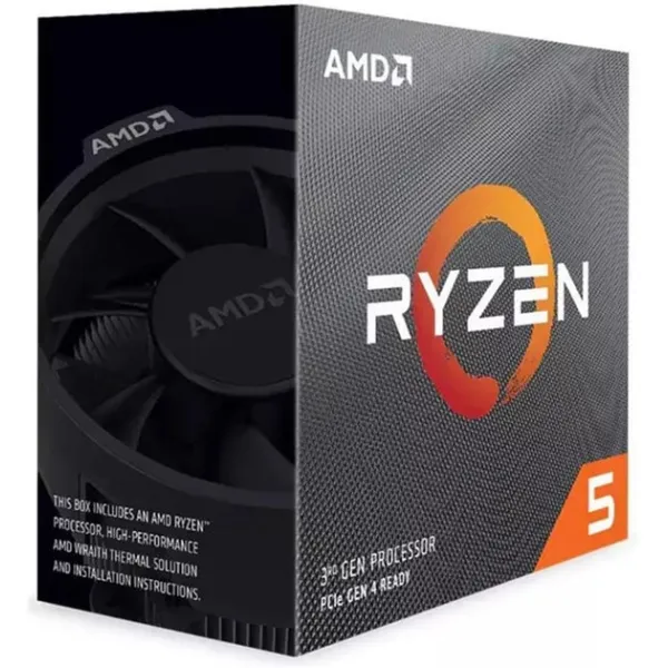 Процессор Ryzen 5 3600 6C/12T 3.6/4.2GHz Boost 32Mb AM4 65W Wraith Stealth cooler Box AMD (100-100000031SBX) - Фото 1