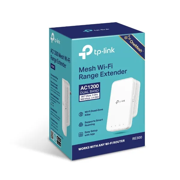 Розширювач покриття WiFi RE300 AC1200 MESH TP-Link (RE300) - Фото 6
