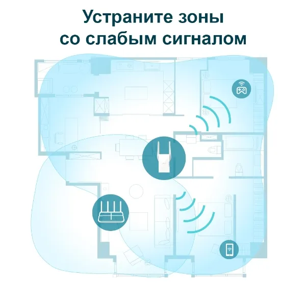 Розширювач покриття WiFi RE605X AX1800 MESH TP-Link (RE605X) - Фото 4