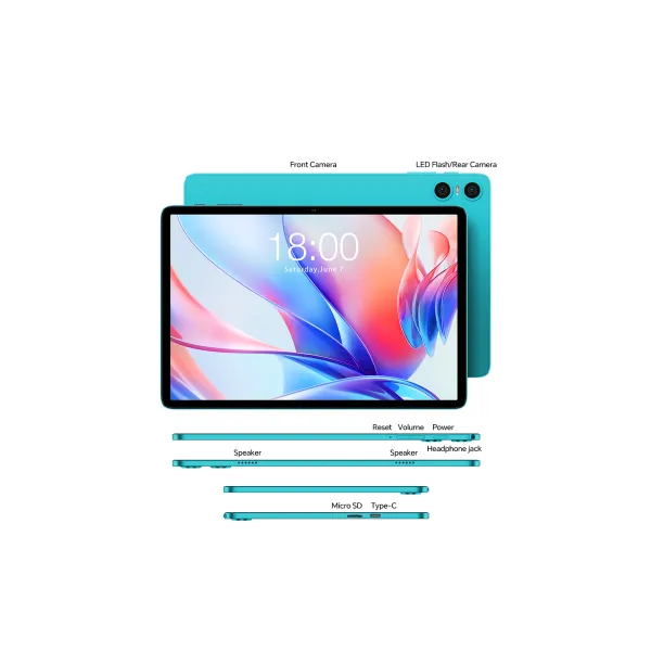 Планшет P30 10,1" 4ГБ, 64ГБ, 6000мА•год, Android, блакитний Teclast (6940709686201) - Фото 3