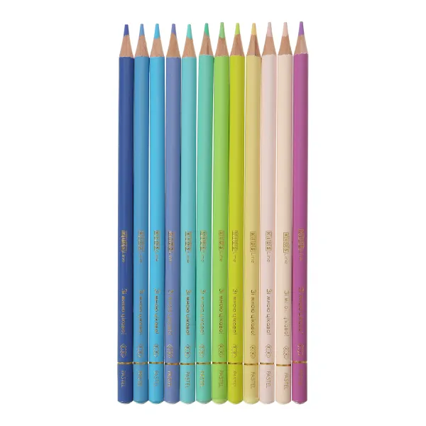 Карандаши цветные PASTEL, 12 шт., KIDS LINE (ZB.2470) - Фото 1