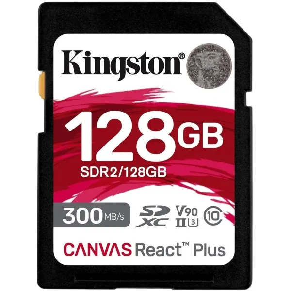 Карта памяти SD 128GB C10 UHS-II U3 Kingston (SDR2/128GB)