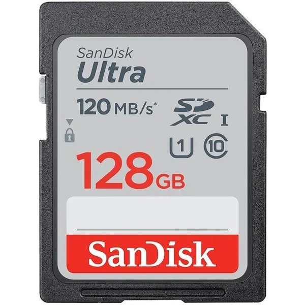 Карта памяти SD 128GB C10 UHS-I SanDisk (SDSDUNB-128G-GN6IN)