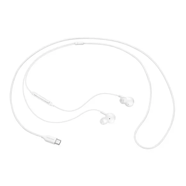 Проводная Гарнитура Type-C белая Samsung (EO-IC100BWEGRU) - Фото 2