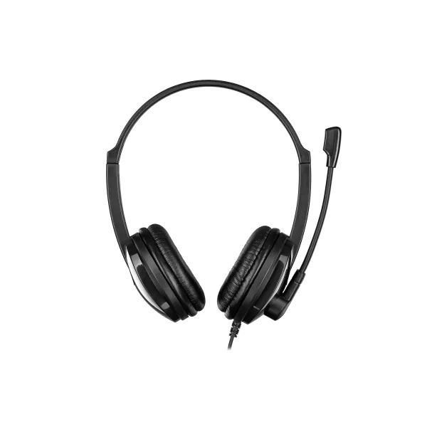 Гарнитура ПК стерео USB On-ear omni-mic 2м чёрная 2E (2E-CH12SU) - Фото 1