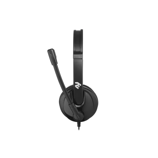 Гарнитура ПК стерео USB On-ear omni-mic 2м чёрная 2E (2E-CH12SU) - Фото 3