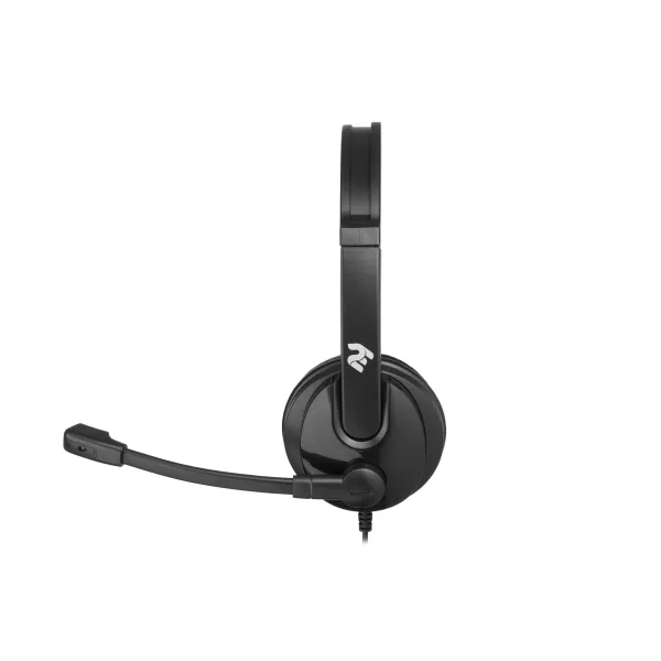 Гарнитура ПК стерео USB On-ear omni-mic 2м чёрная 2E (2E-CH12SU) - Фото 5