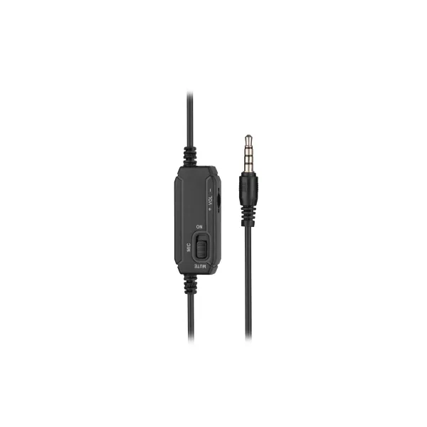 Гарнитура ПК стерео On-ear mini-jack omni-mic 1.2м чёрная 2E (2E-CH11SJ) - Фото 2