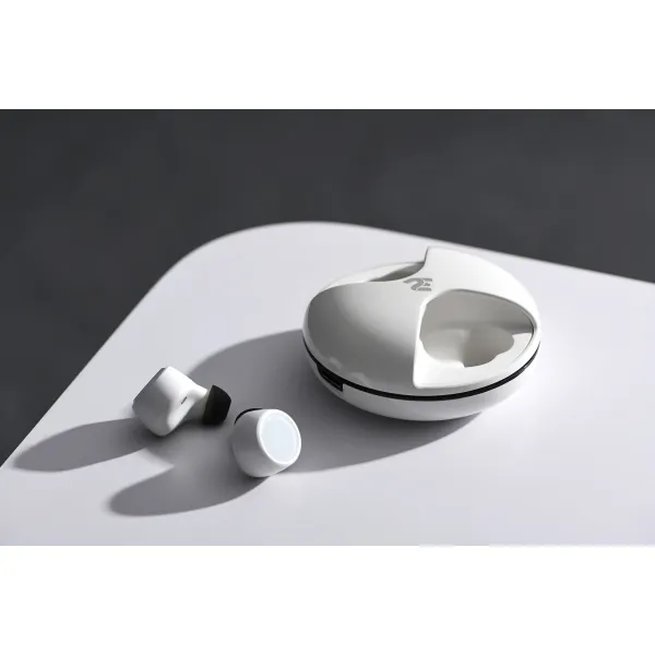 Наушники беспроводные RainDrops Light True Mic белые 2E (2E-EBTWRDLWT) - Фото 3