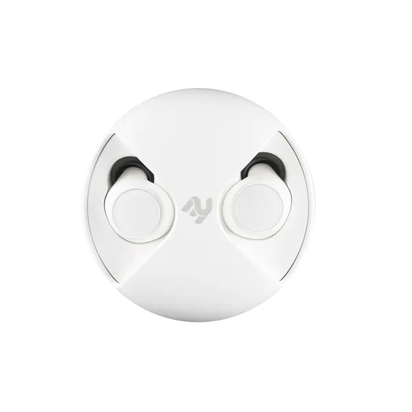 Наушники беспроводные RainDrops Light True Mic белые 2E (2E-EBTWRDLWT)