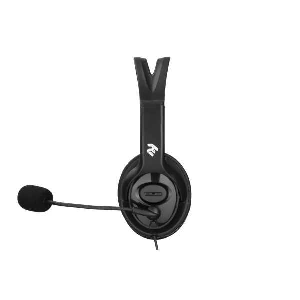 Гарнитура ПК стерео Over-ear mini-jack omni-mic 1.2м чёрная 2E (2E-CH13SJ) - Фото 6