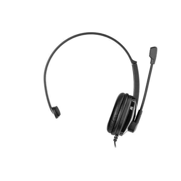 Гарнитура ПК моно On-ear mini-jack omni-mic 1.2м чёрная 2E (2E-CH12MJ) - Фото 3