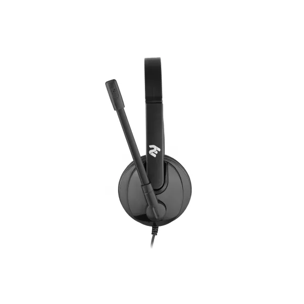 Гарнитура ПК моно On-ear mini-jack omni-mic 1.2м чёрная 2E (2E-CH12MJ) - Фото 7