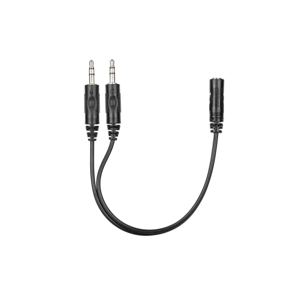 Гарнітура ПК моно On-ear mini-jack omni-mic 1.2м чорна 2E (2E-CH11MJ) - Фото 5