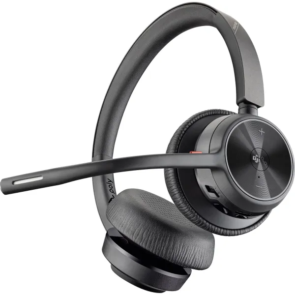Гарнитура компьютерная стерео USB-A Bluetooth On-ear Voyager 4320-M чёрная Poly (77Y98AA)
