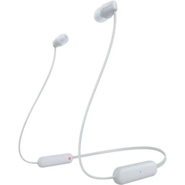 Навушники бездротові In-ear BT 5.0 IPX4 SBC AAC Mic білі Sony (WIC100W.CE7)