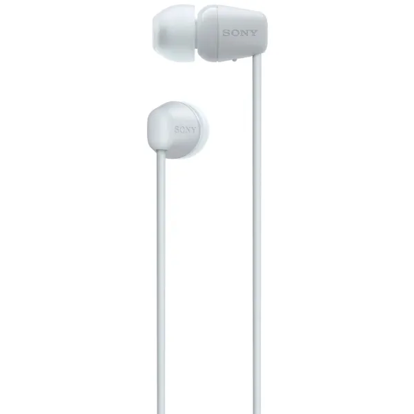 Навушники бездротові In-ear BT 5.0 IPX4 SBC AAC Mic білі Sony (WIC100W.CE7) - Фото 1