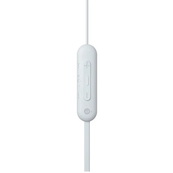 Навушники бездротові In-ear BT 5.0 IPX4 SBC AAC Mic білі Sony (WIC100W.CE7) - Фото 2