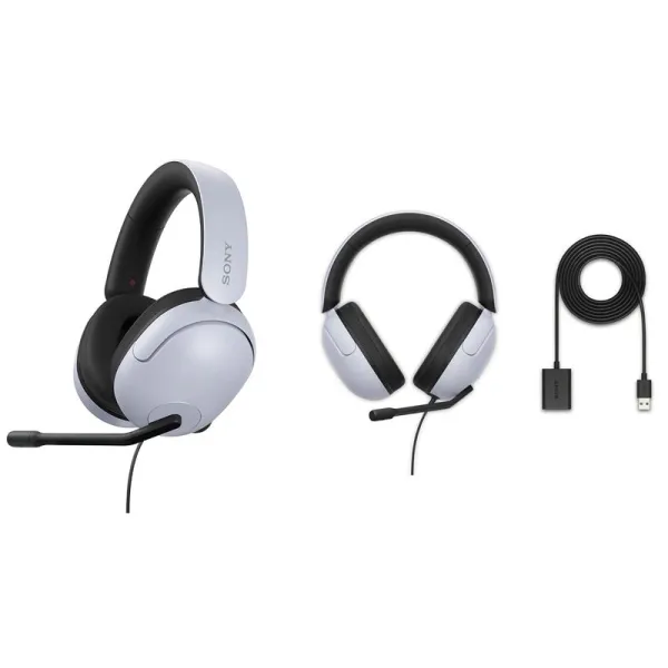 Гарнітура ігрова Over-ear INZONE H3 3.5 mini-jack Mic Sony (MDRG300W.CE7) - Фото 3