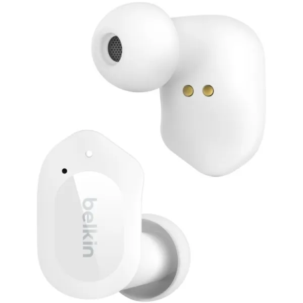 Наушники беспроводные игровые TWS Soundform Play True белые Belkin (AUC005BTWH) - Фото 1