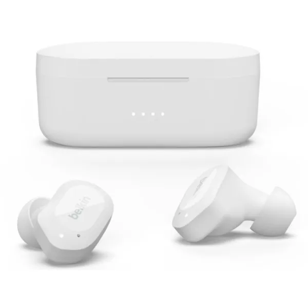 Наушники беспроводные игровые TWS Soundform Play True белые Belkin (AUC005BTWH) - Фото 3