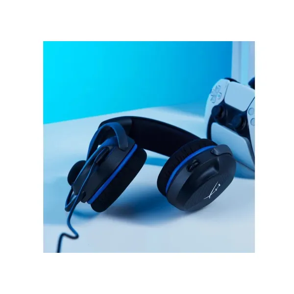Гарнитура Cloud Stinger 2 Core PS5/PS4 mini-jack чёрно-синяя HyperX (6H9B6AA) - Фото 6
