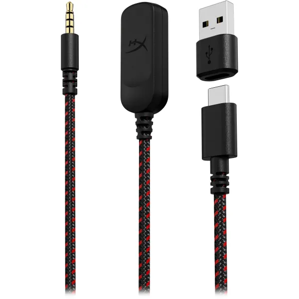 Гарнитура игровая mini-jack/USB-A/USB-C Cloud III чёрно-красная HyperX (727A9AA) - Фото 10