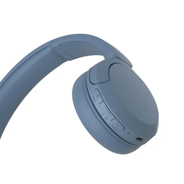 Навушники бездротові On-ear BT 5.2 SBC AAC Mic сині Sony (WHCH520L.CE7) - Фото 3