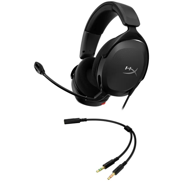 Гарнитура игровая Cloud Stinger 2 Core mini-jack/dual 3.5мм, 2м/0.15м чёрная HyperX (683L9AA) - Фото 12
