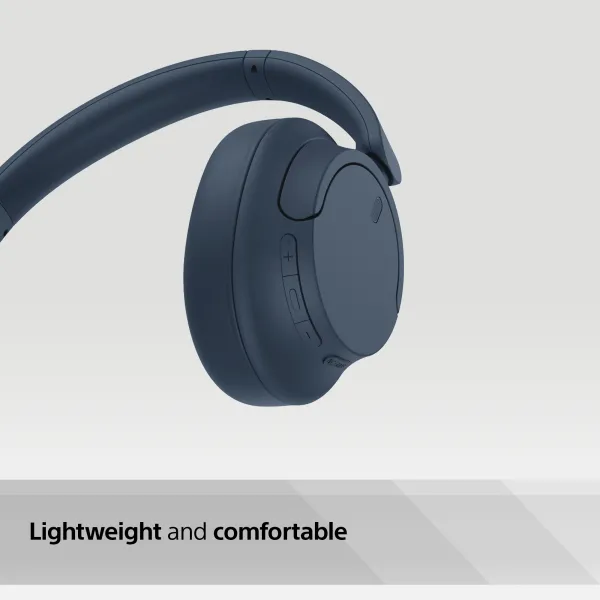 Наушники беспроводные Over-ear BT 5.2 ANC SBC AAC Mic синие Sony (WHCH720NL.CE7) - Фото 7