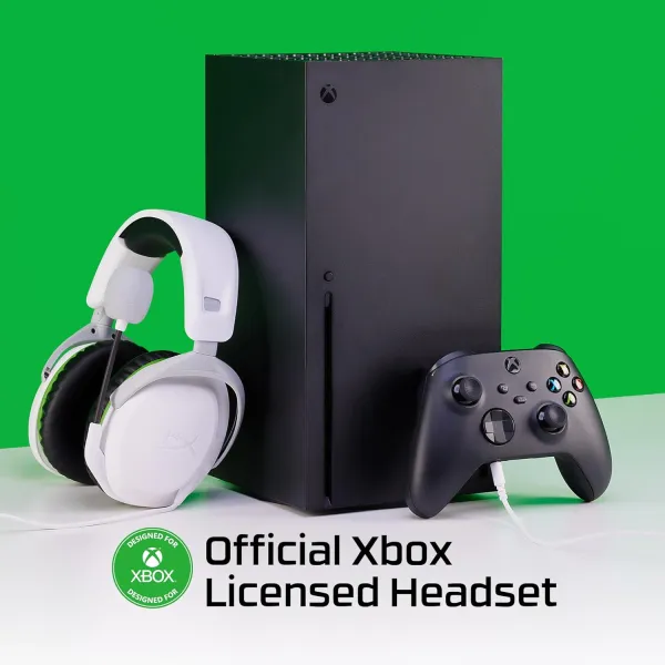 Гарнитура Cloud Stinger 2 Xbox mini-jack бело-зелёная HyperX (75X28AA) - Фото 5