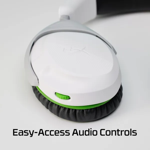 Гарнитура Cloud Stinger 2 Xbox mini-jack бело-зелёная HyperX (75X28AA) - Фото 6