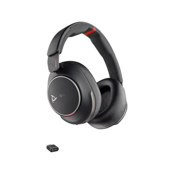 Гарнитура компьютерная стерео USB-A USB-C On-ear BT 5.3 3.5 мм 10 x Omni-mic Poly (8G7T8AA) - Фото 6