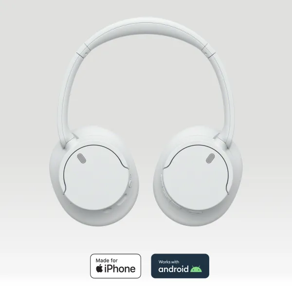Навушники бездротові Over-ear BT 5.2 ANC SBC AAC Mic білі Sony (WHCH720NW.CE7) - Фото 8