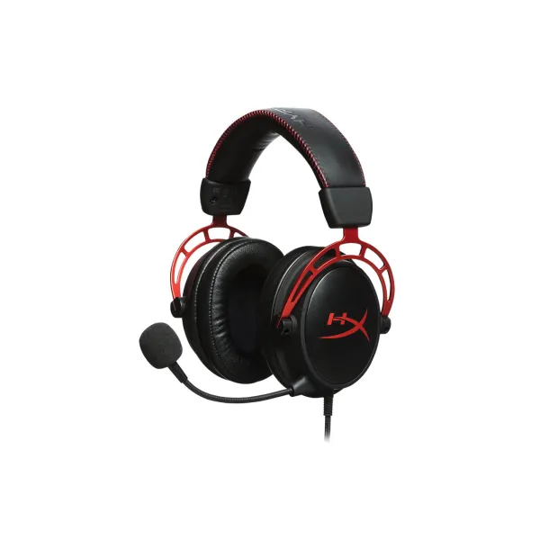 Гарнитура игровая Cloud Alpha mini-jack/dual 3.5мм 1.2м/2м чёрно-красная HyperX (4P5L1AM)