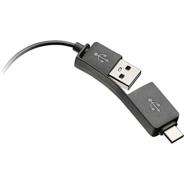 Гарнитура компьютерная стерео USB-A On-ear EncorePro 525-M чёрная Poly (783R2AA) - Фото 1