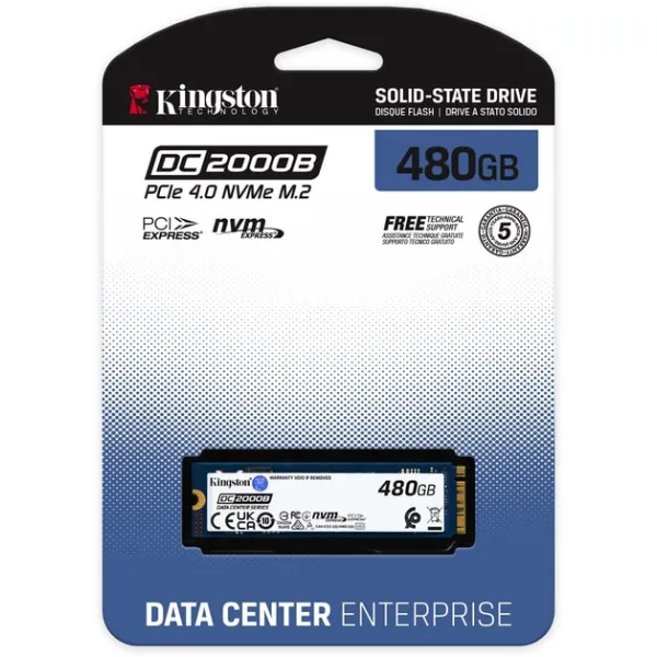 Накопитель SSD DC2000B M.2  480GB PCIe 4.0 DC2000B Kingston (SEDC2000BM8/480G) - Фото 2