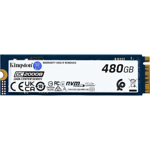 Накопитель SSD DC2000B M.2  480GB PCIe 4.0 DC2000B Kingston (SEDC2000BM8/480G)